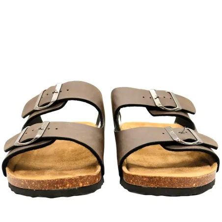 Sandales Tristan marron à brides réglables 40-45