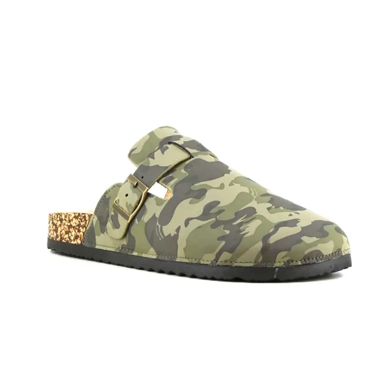 Sabots homme Camo PU - Confort et style décontracté