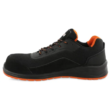 Chaussures sécurité Leno S1P SRC - Noir/Orange - Homme