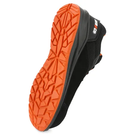 Chaussures sécurité Leno S1P SRC - Noir/Orange - Homme