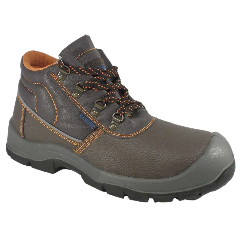 Chaussures sécurité Kansas S3 cuir marron - Élevage & Jardin