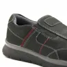 Chaussures Drill noires sans lacets en cuir imperméable