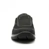 Chaussures Drill noires sans lacets en cuir imperméable
