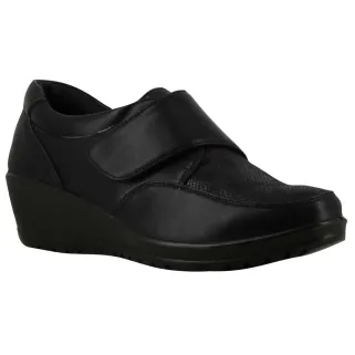 Chaussures scratch noires PU - Confort et praticité outdoor