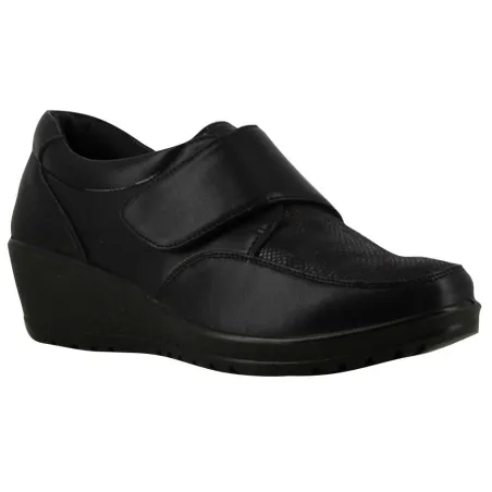 Chaussures scratch noires PU - Confort et praticité outdoor