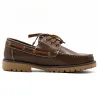 Chaussures bateau marron semelle crantée 40-46 pour extérieur