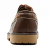 Chaussures bateau marron semelle crantée 40-46 pour extérieur