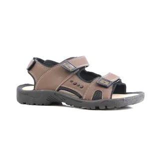 Sandales homme marron scratch - Confort et praticité