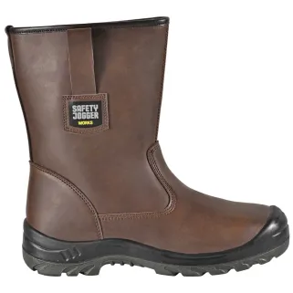 Box bottes sécurité Alaska S3 cuir marron - embout acier