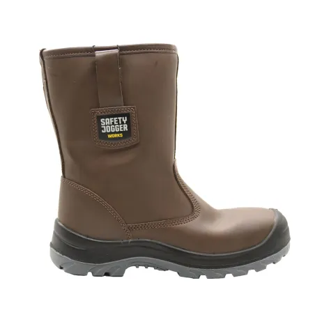 Box bottes sécurité Alaska S3 cuir marron - embout acier
