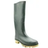 Bottes PVC vertes 41-46 pour élevage et extérieur