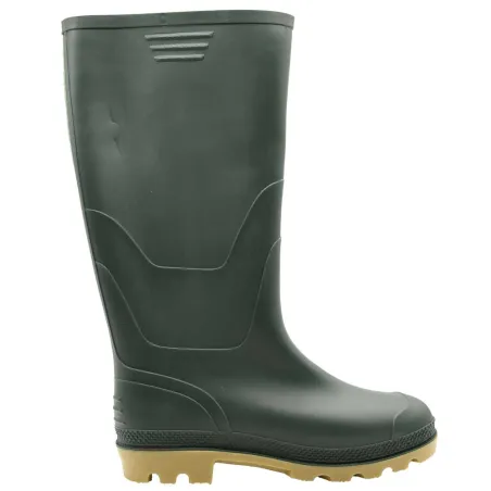 Bottes PVC vertes 41-46 pour élevage et extérieur