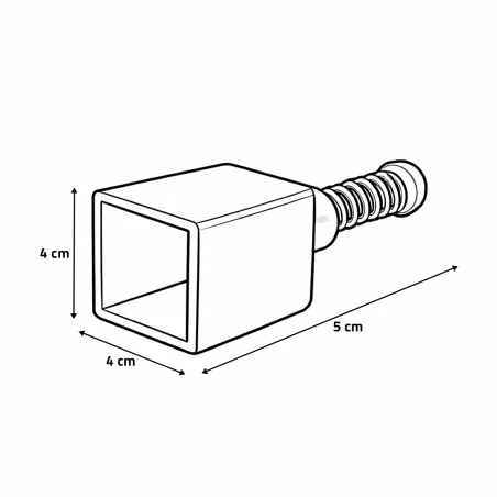 Presse-mottes mini 4x4x5 cm pour semis écologiques