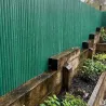 Canisse PVC occultante 1x5m vert - Fixations incluses