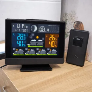 Station météo Forecast+ - Noir pour élevage et jardin