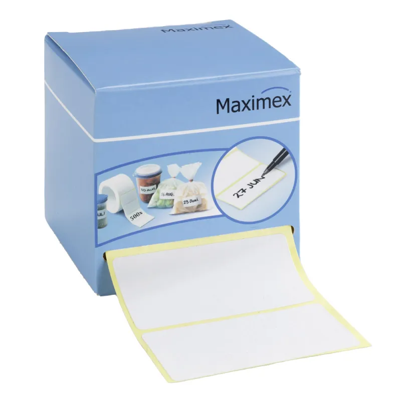 500 étiquettes adhésives résistantes au froid 6x3cm