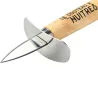 Couteau à huître Pradel - Inox et manche bois 13,8 cm