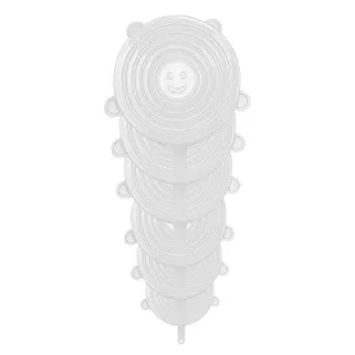 Couvercles silicone ajustables 6 tailles 6,5-26cm