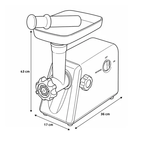 Hachoir électrique Lacor M300 - 300W pour viandes