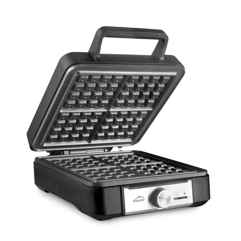 Gaufrier LACOR Gante 1400W - Gaufres 20x20 cm antiadhésif