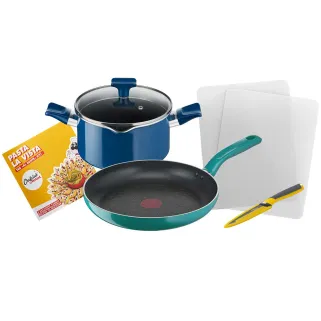 Set cuisine 6 pièces Tefal® Pasta La Vista - Tous feux