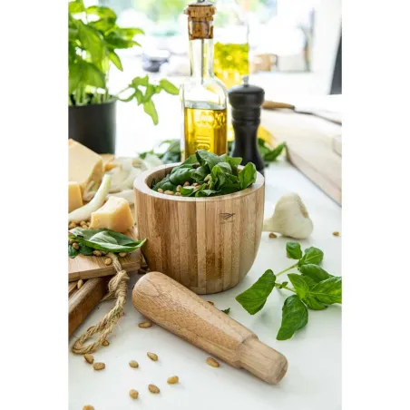 Mortier pilon 12x9,5 cm pour épices et aliments