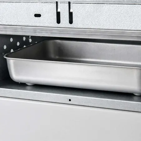 Fumoir Peetz 120 cm inox pour viande et poisson