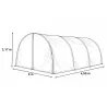Serre jardin 3x4,5m - Essentielle pour cultures protégées