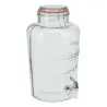 Fontaine à boisson 8L en verre - Robinet et couvercle clip