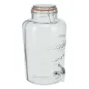 Fontaine à boisson 8L en verre - Robinet et couvercle clip