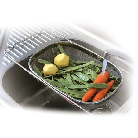 Passoire extensible inox 34-55 cm pour évier et cuisine