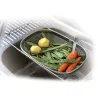 Passoire extensible inox 34-55 cm pour évier et cuisine