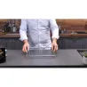 Grille four extensible 36-60 cm - métal ajustable