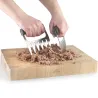 Griffes à effilocher en inox pour viande et volaille