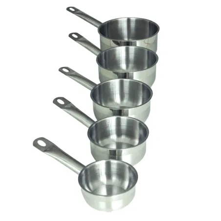 Lot 5 casseroles inox 12 à 20 cm - Cuisine pro