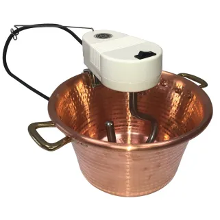 Chaudron électrique cuivre NOVITAL 4,7L - 4W - Ø26cm - Gaz