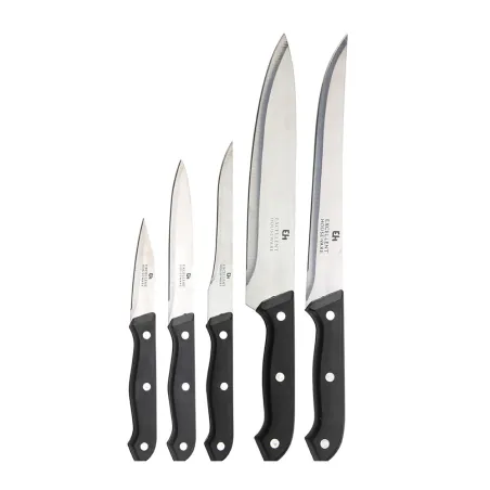 Bloc 5 couteaux inox + ciseaux - Cuisine pro et maison