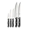 Bloc 5 couteaux inox + ciseaux - Cuisine pro et maison