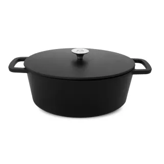 Cocotte fonte aluminium noire 20cm + couvercle émaillé
