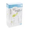 Set carafe 1,1L + 4 verres 200ml en verre élégant
