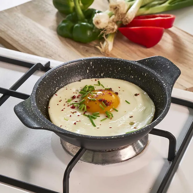 Poêlon à œufs pour cuisson parfaite - 1 portion