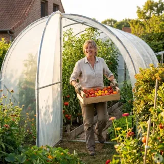 Serre jardin 3x6m - Essentielle pour cultures protégées