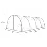 Serre jardin 3x6m - Essentielle pour cultures protégées