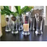 Lot de 6 verres à pastis 18 cl décor gibier en étain
