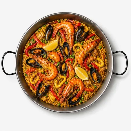 Plat paella acier Ø60cm - 12 à 20 pers - flamme directe