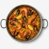 Plat paella acier Ø60cm - 12 à 20 pers - flamme directe