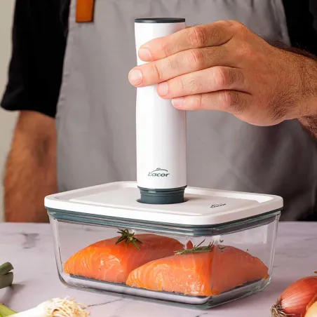 Bocal verre 1L Smart - Hermétique & multi-usage - Lacor