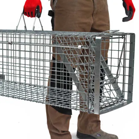 Cage-piège Hardy 3 ressorts 60° 102x34x34cm anti-nuisibles