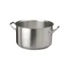 Braisière inox Ø40cm pour barbecue et extérieur
