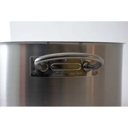 Braisière inox Ø40cm pour barbecue et extérieur